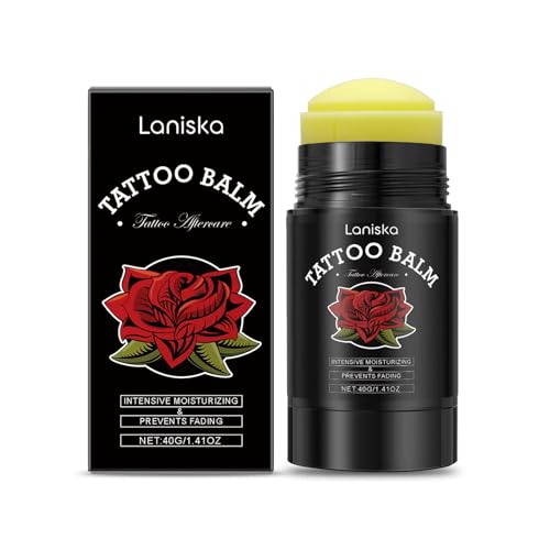 Crema para Tatuajes, Crema Tattoo de Mantequilla, crema para el Cuidado Posterior del Tatuaje, CremaA Post Tattoo para Tatuajes Antiguos y Nuevos