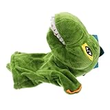 Toddmomy Niedliche Dinosaurier Handpuppe aus Weichem Plüsch Interaktives Tier Handspielzeug für Fördert Kreativität und Sprachentwicklung für Eltern Junge Mädchen Spiel und Erzählstunden