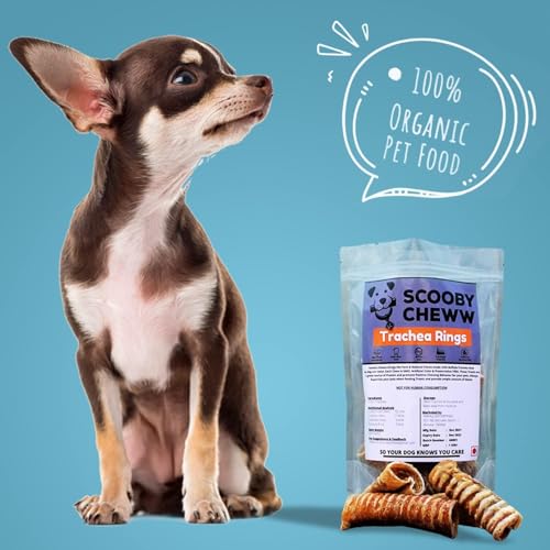 Image of Dry Buffalo Trachea Rings Dog Treats | 10 Pieces (6 Inch) | 100% Natural & Rawhide-Free Dog Chews | Organic & Delicious Snack for Small, Medium & Large Dogs | 200GM Pack