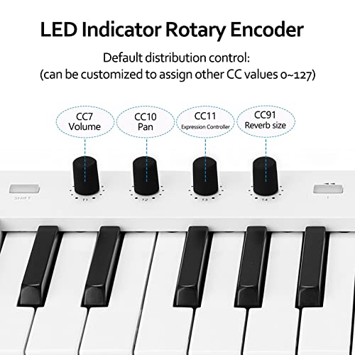 WJCCY 37 Touches Multi-funcations Midi Clavier Portable Electronic Piano numérique orchestrations Instrument de Musique… - Les Beatles, Paul McCartney, John Lennon, RIngo Starr, George Harrison WJCCY 37 Touches Multi-funcations Midi Clavier Portable Electronic Piano numérique orchestrations Instrument de Musique… – Image 7