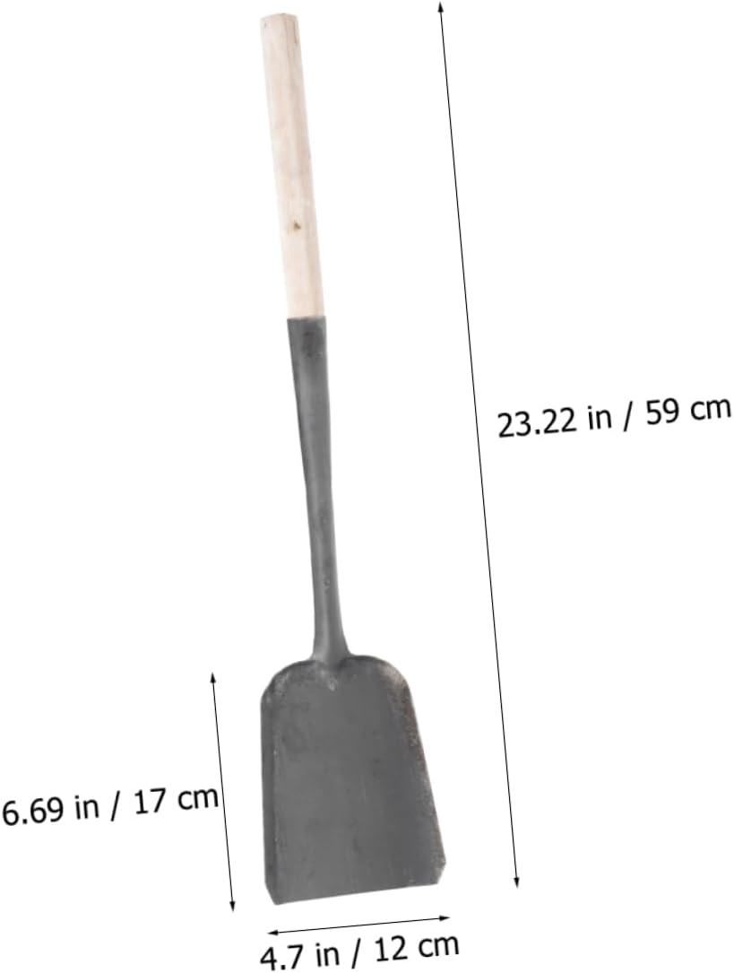 PRETYZOOM 2pcs Cleaning Shovel Long Handle Ash Trowel for Fireplace and BBQ Lightweight Coal Shovel with Smooth Surface Easy to Store and Clean Household Tool