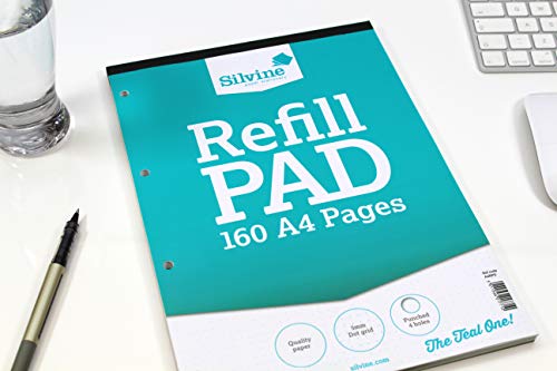 Silvine - Blocco di fogli di ricambio, 160 fogli