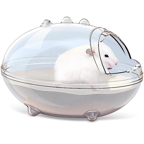 TieLishor Hamster Bathroom,Hamster Bathtub,Sand Bath Container,Hamster Toilet and Sandbox Dust ...