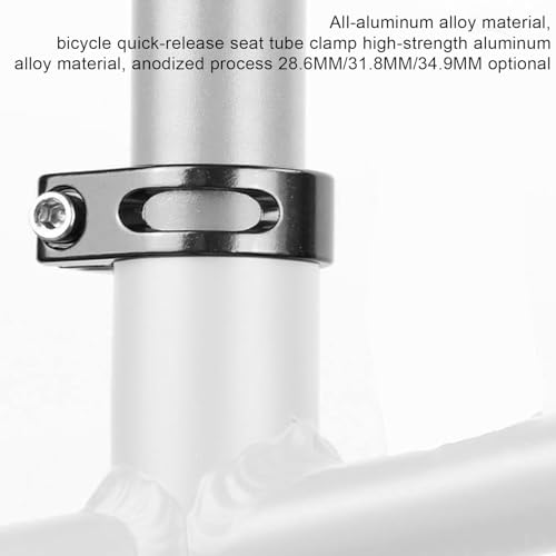 Fahrradsattelklemme - Fahrradsattelklemmen | 34,9 mm Sattelstützenklemme aus Aluminiumlegierung | Sattelrohrklemmen für Fahrräder | Hohe Härte | Fahrradzubehör für Mountainbikes