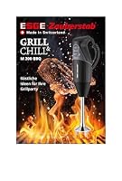 ESGE Zauberstab 98215 M 200 BBQ schwarz, Stabmixer, Pürierstab, 2 Stufen bis 17.000 U/Min, ergonomischer Griff, langlebiger, robuster Motor, inkl. Zubehör, 200W, Made in Switzerland – Ansicht 9
