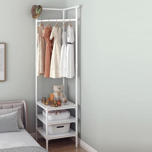 Support de rangement d'angle compact pour résoudre le manque de place chez soi