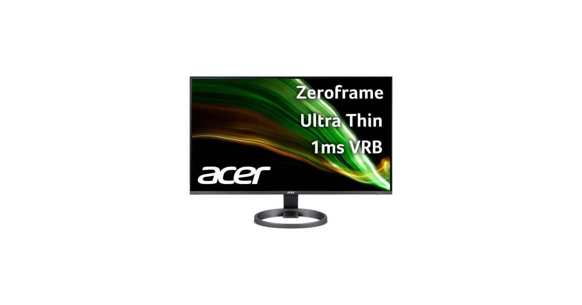 Acer R242Y Ayi 23.8" FHD VA LED Monitor only $89.99 | eDealinfo.com