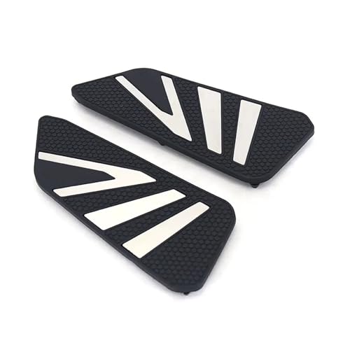 Pédale repose-pieds KYMCO AK550 antidérapante en acier inoxydable et plaque caoutchouc marchepied