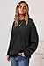 Arach&Cloz Womens Oversized Sweaters Batwing 2026 Early Spring Fashion Outfits Trendy Crewneck Cozy Long Sleeve Casual Teacher Spring Cashmere Capsule Wardrobe Tops Winter Loose Fit Black L