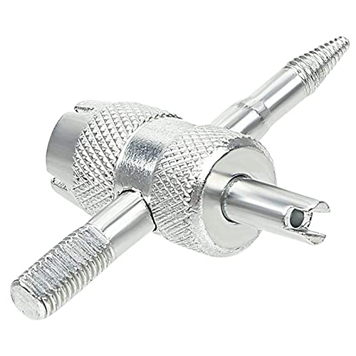 Easytoo 2 Park Tire Valve Tools,4-In-1 Valve Core Tool Multifunctional Valve Wrench For Automobile Tire Stem Core Remover Installer Repairer #TOP4