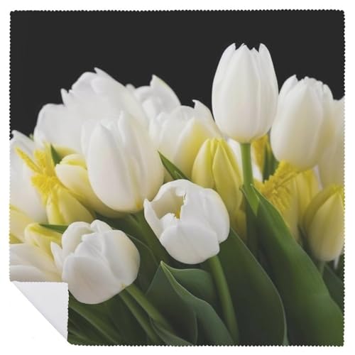 Servilletas de Tela con Flores Diferentes 47.5x47.5 cm 4 Pzas miniatura 6