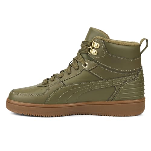 PUMA Puma Rebound Rugged (Big Kid) Burnt Olive/Burnt Olive/Puma Team Gold 4.5 Big Kid M