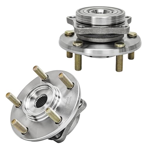 Detroit Axle - Pair Front Wheel Bearing Hubs for Chrysler