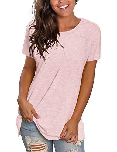 Basic Tees for Women Loose Fitting Barbie Shirts Short Sleeve Summer Tops Clothes XL