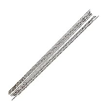 12PCS Scroll Saw Blades, Spiral Teeth for Wood, Metal, Plastic Cutting, Carving,Carbon Steel 5.12 Inch, 5#