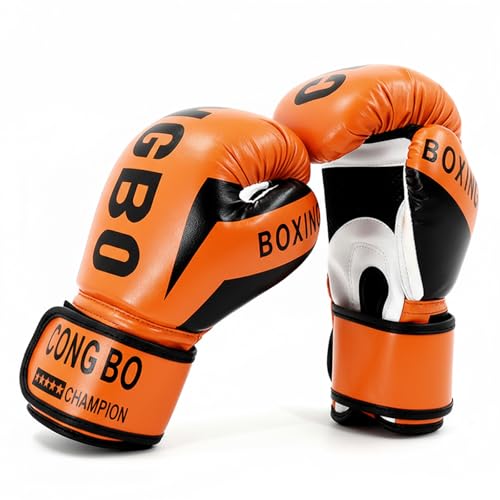 Hwtcjx Gants de Boxe Enfants, Gants d'entraînement de Boxe pour Enfants, 6OZ Gant de Combat de Boxe...
