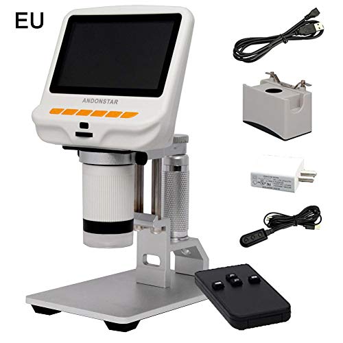 Elementral Microscopio, Microscopi AD105S con Schermo da 4,3 Pollici 600 Volte La Popolare Piattaforma di Osservazione Dell'osservazione Scientifica Adaptable