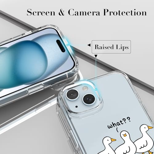 Coque canard iPhone 13 Pro transparente antichoc pour éviter les rayures