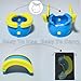 YOOLEETC Travel Potty for Toddler Kids,Folding Toilet in Banana Shape,Portable Car Potty with Storage Bag,Outdoor and Indoor Easy to Clean (Green)