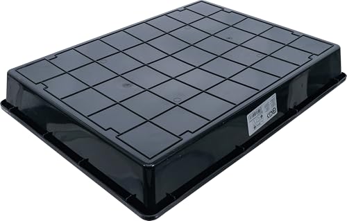 BGS 9474 | Auffangwanne | 18 l | Mehrzweckwanne | Universal -Auffangwanne | Kunststoff-Wanne | fü Öl, Kühlflüssigkeiten, Flüssigkeiten, etc.