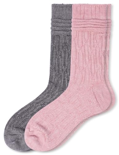 Image of HUE womens Crew Length Boot Socks, 2 Pair Pack