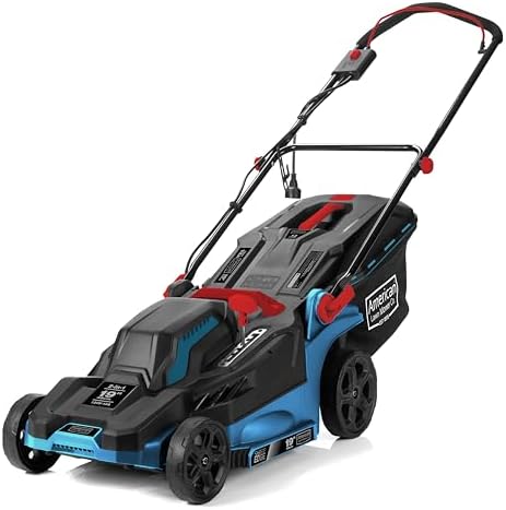 American Lawn Mower Company 51319 19-inch 13-Amp Corded Electric Push Lawn Mower with Grass Bag