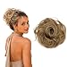 PRETTYSHOP Hairpiece Scrunchie Bun Up Do | Ponytail Extensions | Wavy Curly or Messy (Natural Blonde 16)