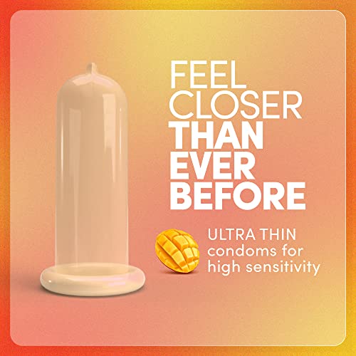 Image of Bold Care 404 Super Ultra Thin Chocolate Flavored Condoms + Bold Care 404 Super Ultra Thin Mango Flavored Condoms + Bold Care 404 Super Ultra Thin Strawberry Flavored Condoms - Combo pack - 30 Pcs