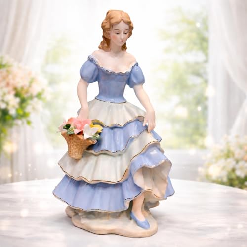 Image of ARMONIA Fairy Tale Princess Ceramic Figurine Home Decor Showpiece|Best Valentine's Day Gift for Girlfriend,Wife & Couples|Anniversary,Wedding & Romantic Gift Item