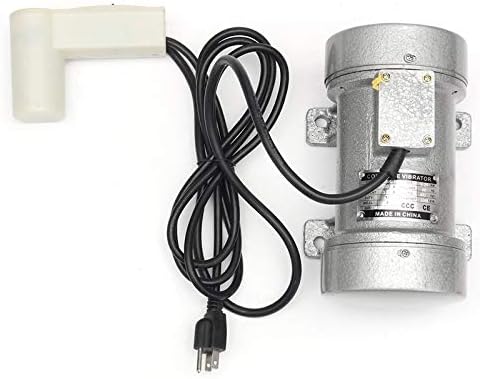 MYOYAY Motor vibrador de hormigón de 280 W vibrador eléctrico de mesa vibrador de hormigón máquina resistente 110 V 60 HZ 2840 RPM 300 KGF