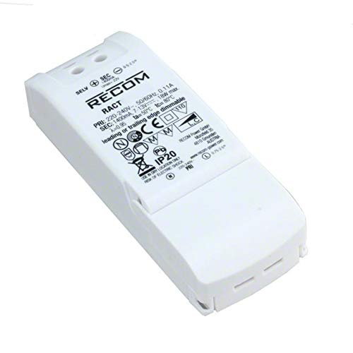 Alimentation LED RECOM 700mA pour rénovation éclairage encastré RACT12-700