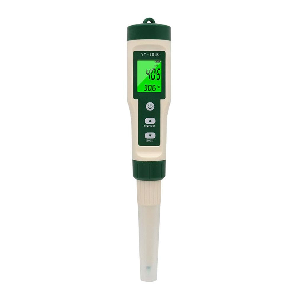 Misuratore di pH del suolo e della carne con display digitale dispositivo test pH facile rilevamento preciso del pH carne misuratore di temperatura del tester ph del suolo