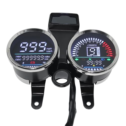 S-UZUKI GN 125 oCNΉŐVfW^Xs[h[^[_bV{[h - hLED RPM[^[iuPbgtj