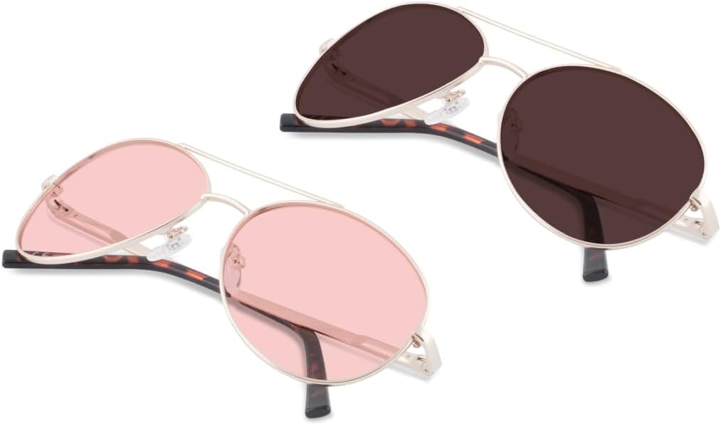 TheraSpecs Pilot Glasses for Light Sensitivity (Bundle)