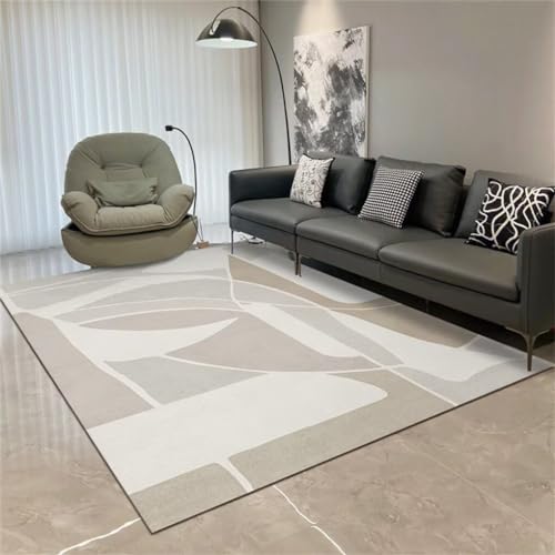 Tapis de salon unicolore lavable moquette exterieur gris - 2