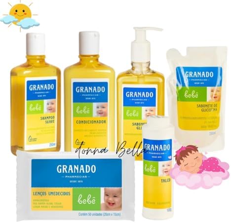 Kit Granado Bebê Completo Linha Tradicional com 6und