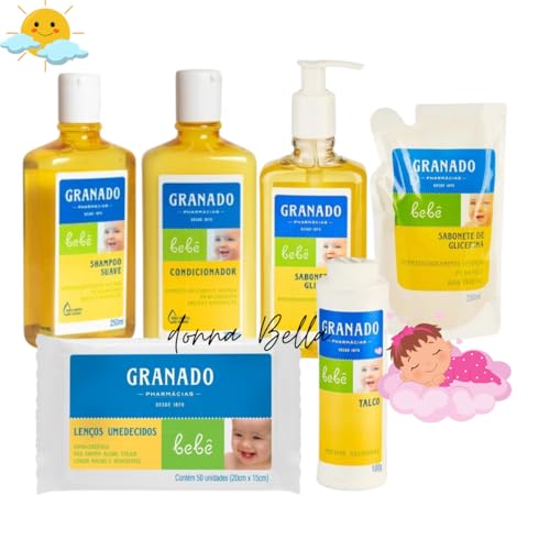 Kit Granado Bebê Completo Linha Tradicional com 6und