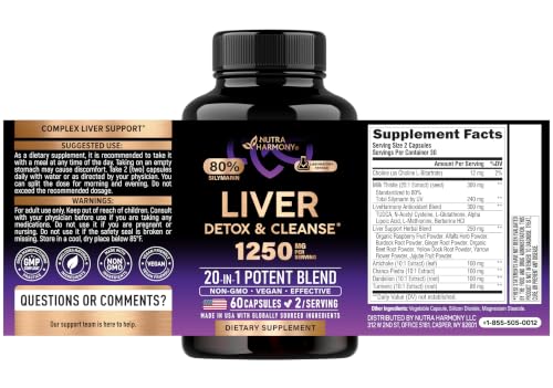 Nutraharmony Liver Cleanse & Detox