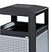 Safco Evos Steel Trash Can, 38 Gallons, Indoor and Outdoor Use, Commercial Garbage Can with Plastic Liner
