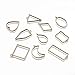 LANBEIDE 30PCS Bezel Open Back Pendant Blanks Charms Hollow Mold Pendant Assorted Geometric Frame Pendant DIY Crafts for Resin Jewelry Making