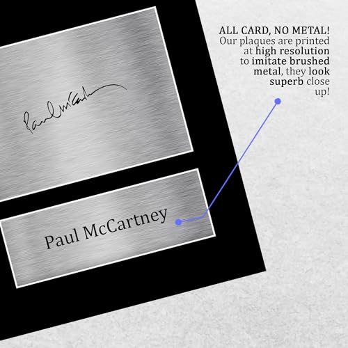 HWC Trading A4 Paul McCartney The Beatles Cadeaux Imprimé Signé Autographe Photo pour les fans de musique – A4 - Les Beatles, Paul McCartney, John Lennon, RIngo Starr, George Harrison HWC Trading A4 Paul McCartney The Beatles Cadeaux Imprimé Signé Autographe Photo pour les fans de musique - A4 – Image 6