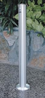 SMOKERS POST SURFACE MOUNT THICK GAUGE WITH HIGH GLOSS BLACK FINSIH