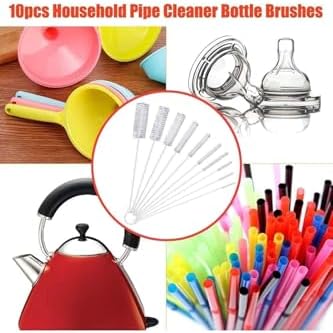 ARVALE Pipet Temizleme Fırçası Pratik Bükülebilir Temizlik Fırçası Klavye Temizleme Fırçası Beyaz - Görsel 4