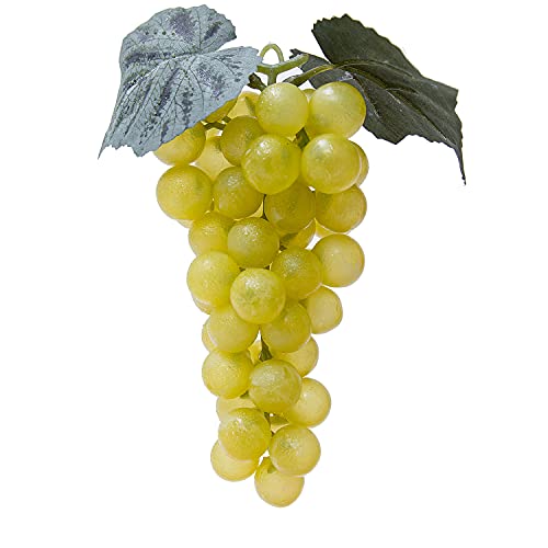 3 Bunches Artificial Faux Grapes For Decoration, Lifelike Fake Grapes Clusters With Fake Leaves, Realistic Artificial Faux Fruits For Kitchen Dining Table Decor, Black Purple, Red, Green Grape In Bulk #TOP4