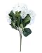 Ifstar Artificial Hydrangea Flower 5 Big Heads Bounquet (Diameter 7" each head) white