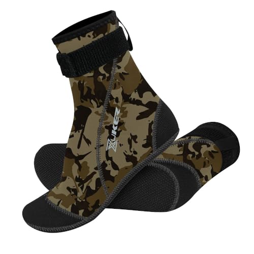 XUKER Fleece-Lined Winter Neoprene Socks