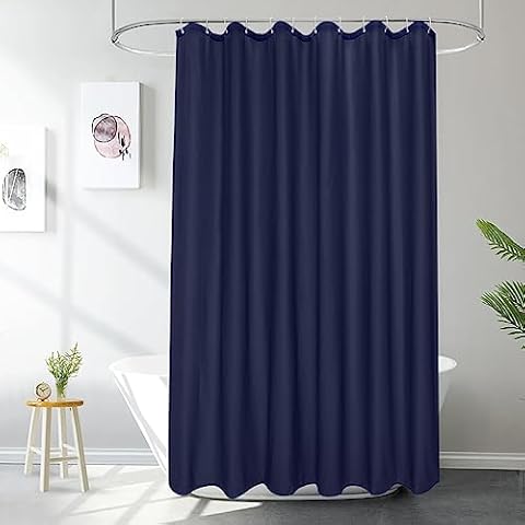 Rideau de Douche EurCross Bleu 180x180cm Cover