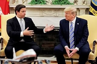 ConversationPrints RON DESANTIS TRUMP GOVERNOR GLOSSY POSTER PICTURE PHOTO BANNER PRINT FL