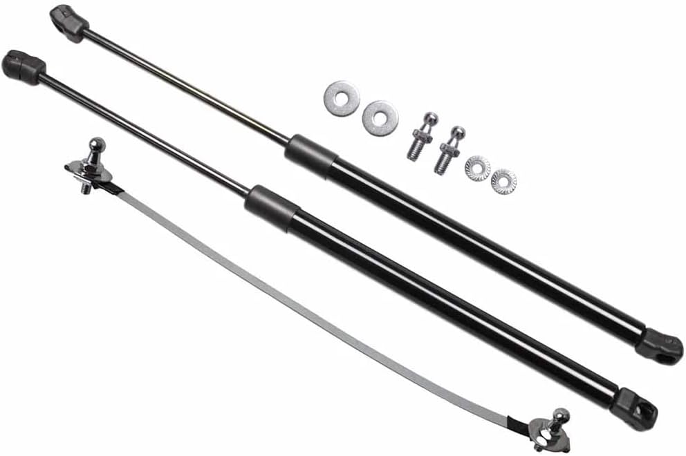 TSUBASA Lift Supports for Mercedes-Benz Metris Vito W447 2015-2023 Front Hood Bonnet Modify Gas Struts Carbon Fiber Shock Dampers Spring Rods (2PCS) (Normal Black)