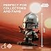 YuMe Star Wars Cosbi Bobble Head Collectible Mini Figure & Accessories | Blind Box Collection | Official Merchandise | Surprise Toy Gift | Collect All 9 Figures (8 Plus 1 Rare Chase)
